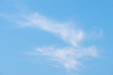 Clouds with blue sky background