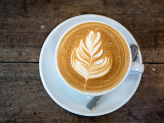 delicious coffee   in the morning, sweet and tasty food for break time, chocolate and cup cake.