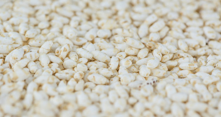 Puffed Rice (for use as background image)