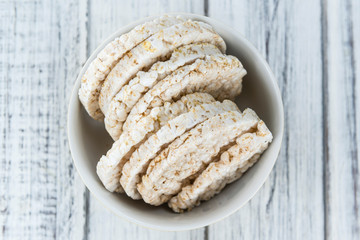 Fototapeta premium Portion of Rice Cakes