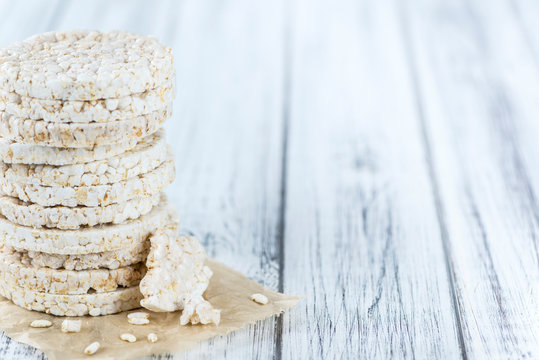 Portion Of Rice Cakes