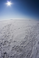 Зимняя Волга в районе Саратова