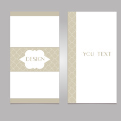 Vector template for wedding cards