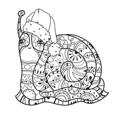Zen art stylized snail