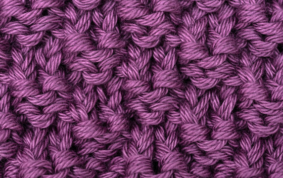 Lilac knitted wool texture can use as background
