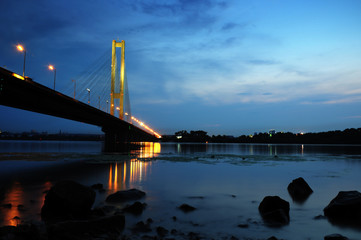 Ukraine. Kyiv. Pivdenny Mist (Southern Bridge)