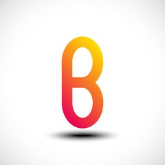 Letter B logo icon vector design
