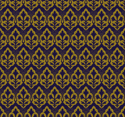 Antique seamless background 422 aboriginal garden leaf abstract pattern