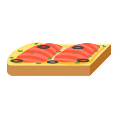 Sandwich vector illustration.