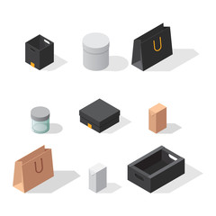 Different box vector icons