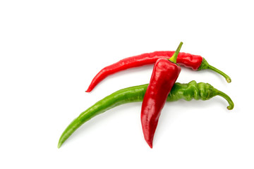 Chili pepper isolated on white background