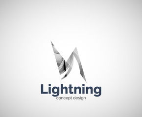 Lightning logo template