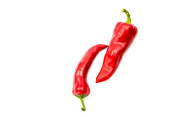 Chili pepper isolated on white background