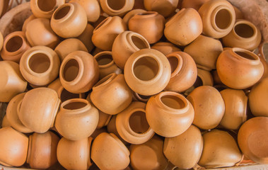 Group of Earthenware, Earthenware texture Background.