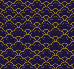 Antique seamless background 467 oriental vintage curve line scale
