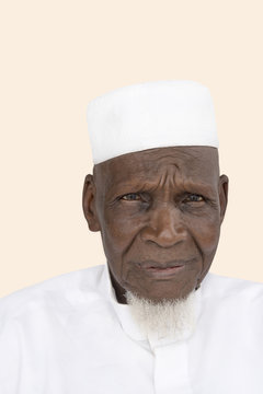 Portrait of an Eighty-year-old African man
