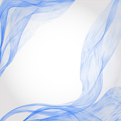abstract background with blue waves
