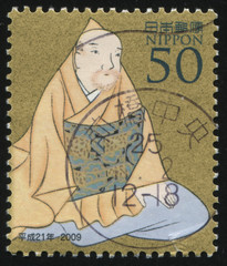 RUSSIA KALININGRAD, 18 MARCH 2016: stamp printed by Japan shows owl, circa 2009