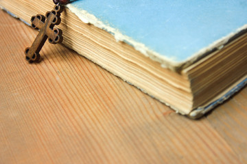 Cross and book