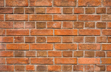 Red brick wall