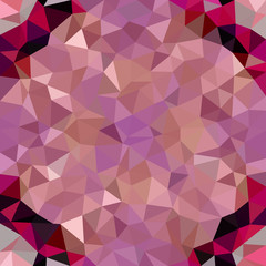 Kaleidoscopic low poly triangle style vector mosaic background