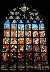 Antwerpener Pracht / Buntglasfenster in der Antwerpener Liebfrauenkathedrale