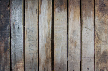 There are the wood wall. It is good background.
