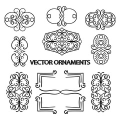 Set of Decorative Elements and Borders
