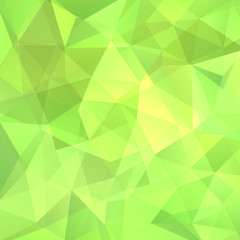 Fototapeta na wymiar abstract background consisting of green triangles, vector illustration