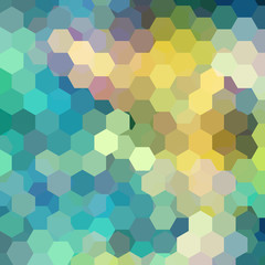 Fototapeta na wymiar Background made of hexagons. Square composition