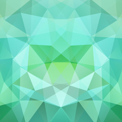 Fototapeta na wymiar Abstract polygonal vector background. Green geometric vector 