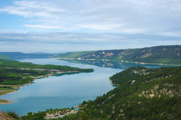 Fototapeta na wymiar Lac de Sainte-Croix