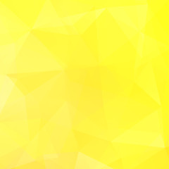 Polygonal yellow vector background. 