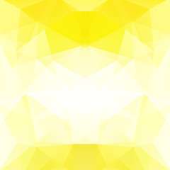 Obraz premium Background made of yellow triangles. Square composition 