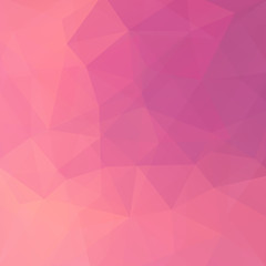 Abstract polygonal vector background. Pink geometric vector 