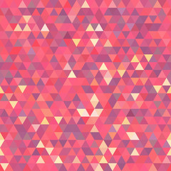 Abstract background consisting of pink  triangles. 
