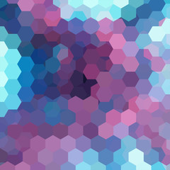 Background of blue, pink geometric shapes. Mosaic pattern. Vector EPS 10. 
