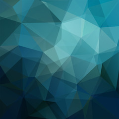 Abstract geometric style blue background. 