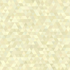 Abstract background consisting of beige  triangles. Geometric design 