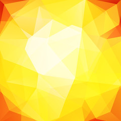 Fototapeta na wymiar Abstract background consisting of yellow triangles. Geometric design