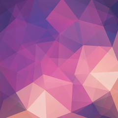 Abstract geometric style pink background. Vector illustration