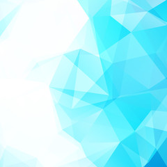Polygonal blue background. Can be used in cover, book design, website