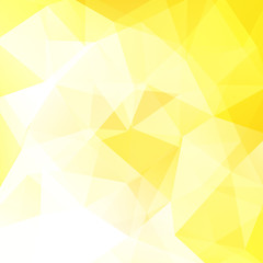 Obraz premium Background of yellow geometric shapes. Light mosaic pattern. 