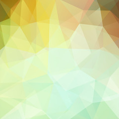 abstract background consisting of yellow, light green triangles