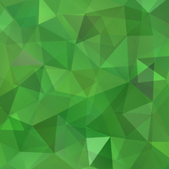 Fototapeta na wymiar abstract background consisting of green triangles, vector illust