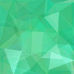 abstract background consisting of green triangles, vector illustration