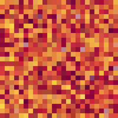 Geometric pattern. Seamless. Vector illustration. Orange, red colors