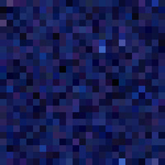 Geometric squares pattern. Seamless. Vector illustration. Black, blue colors