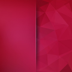 Obraz premium Polygonal vector background. Blur backdrop. Vector illustration.