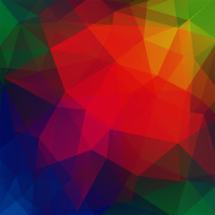 Obraz premium Abstract colorful mosaic background. Triangle geometric backdrop